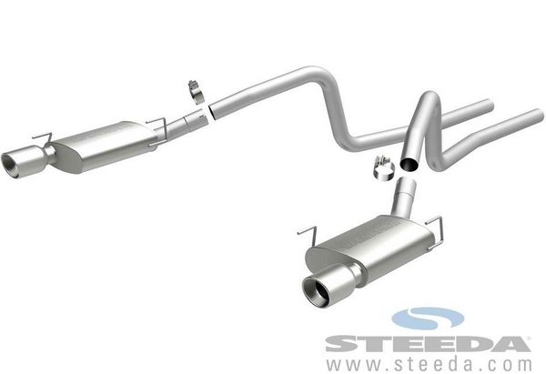 Mustang Cat-Back Exhaust 4" Tips (2010 GT/GT500)